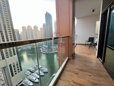 Dubai Marina Moon, United Arab Emirates  Dubai Marina Moon, United Arab Emirates