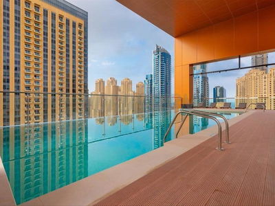 Dubai Marina Moon, United Arab Emirates  Dubai Marina Moon, United Arab Emirates