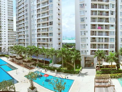 Scenic Valley with pool and recreation areas, Vietnam  Scenic Valley with pool and recreation areas, Vietnam